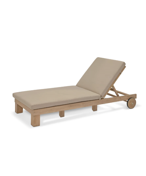 Sandbourne Sun Lounger - Natural Acacia Wood