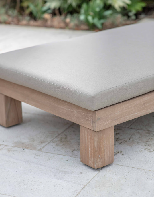 Sandbourne Sun Lounger - Natural Acacia Wood