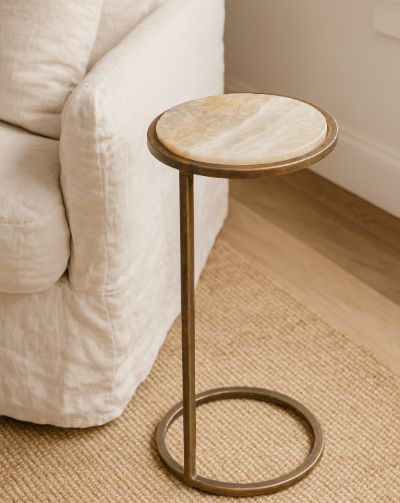 Sierra Accent Table Green Onyx