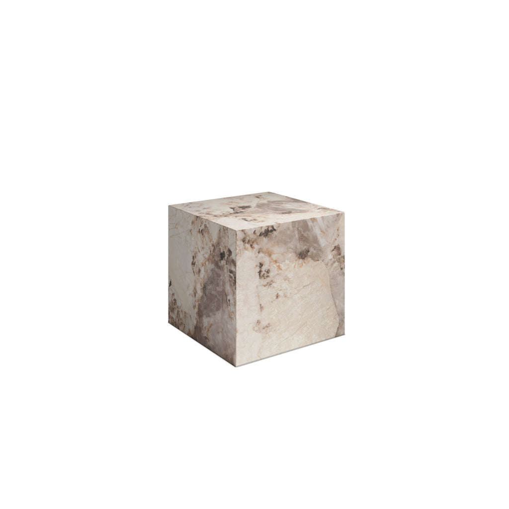 Bella Marble Effect Side Table