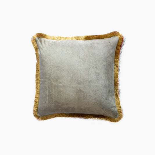Olive Velvet Cushion