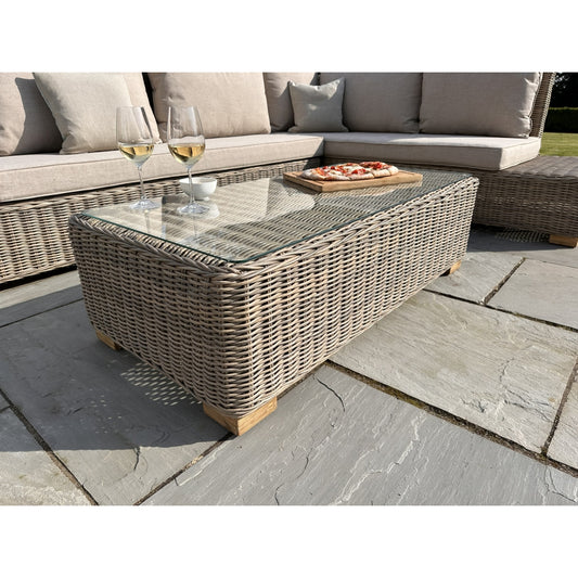 Thalia Outdoor Large Corner And Coffee Table Set