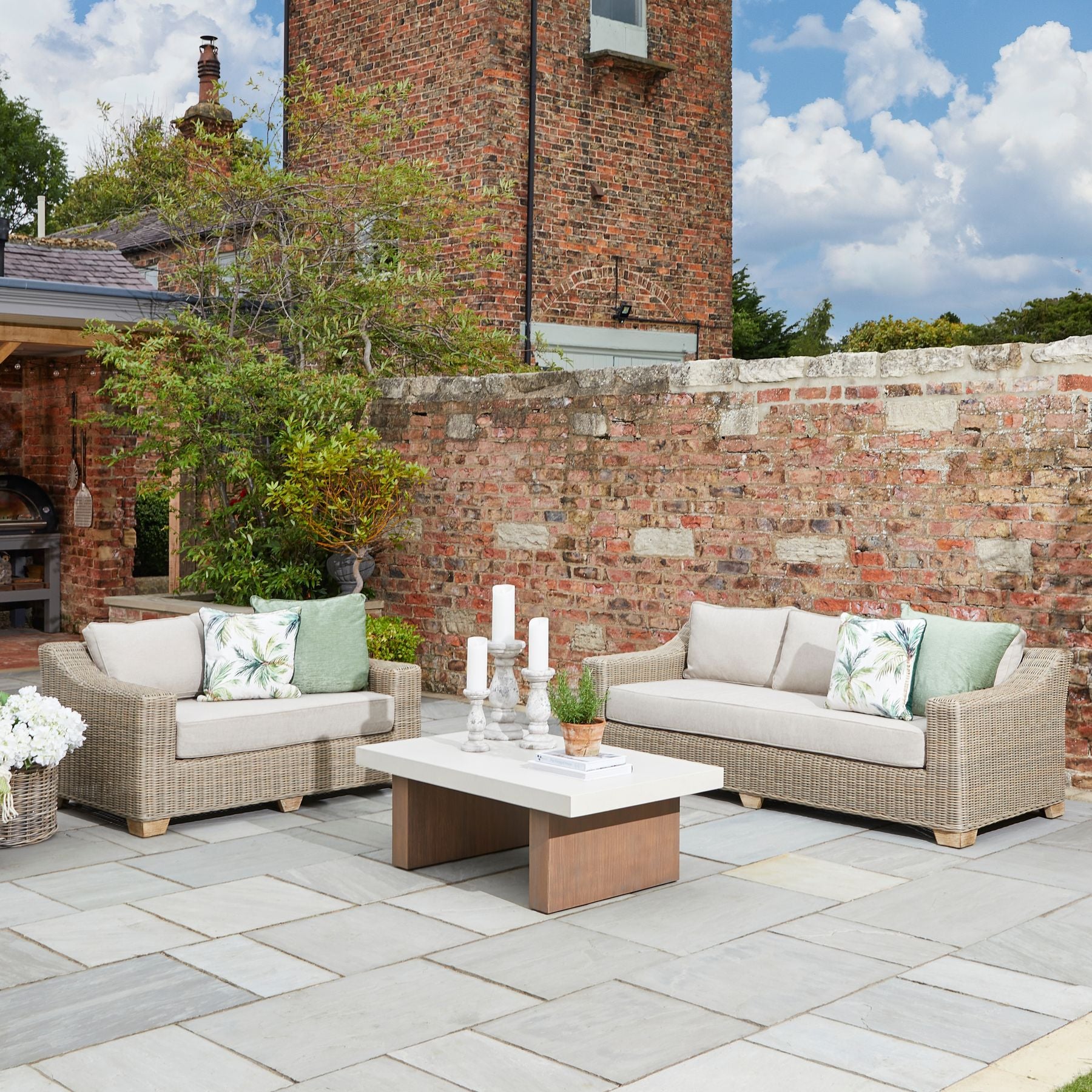 Thalia Outdoor Two Seater Sofa
