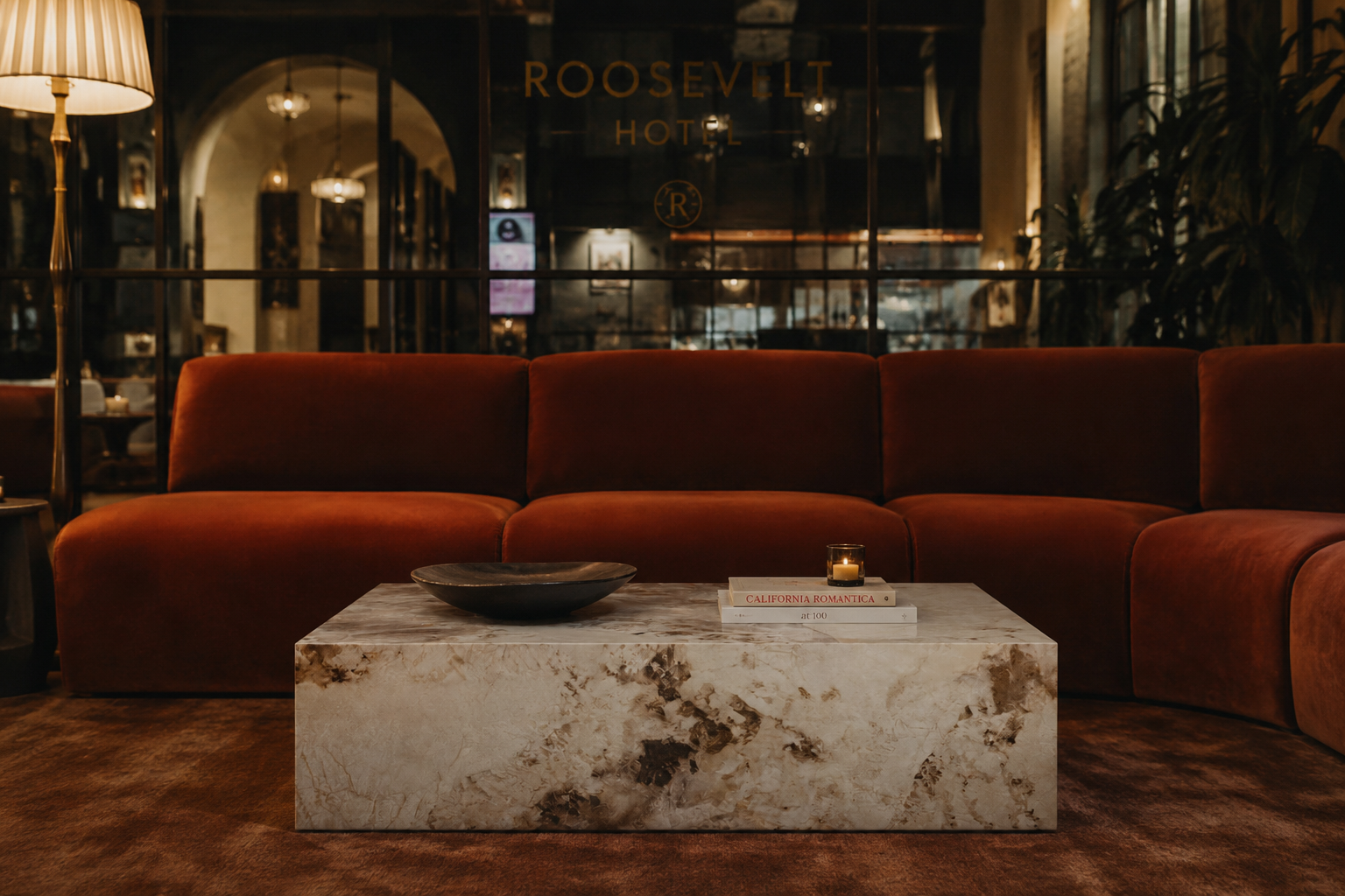 Bella Marble Effect Coffee Table