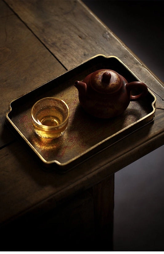 Gohobi Copper Serving Tray