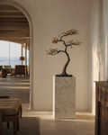 Soro Small Pedestal -White Marble