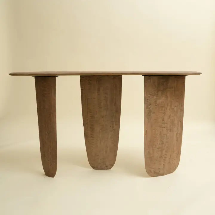 Earth Wooden Console Table