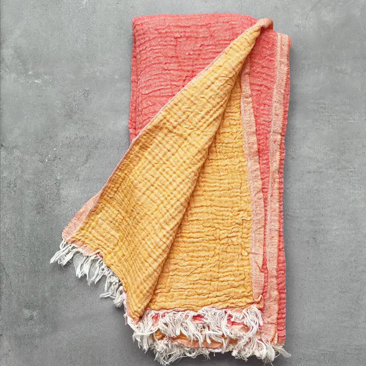Samos Hammam Towel - Melon and Quince