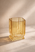 Harper Glass Vase - Small - Yellow