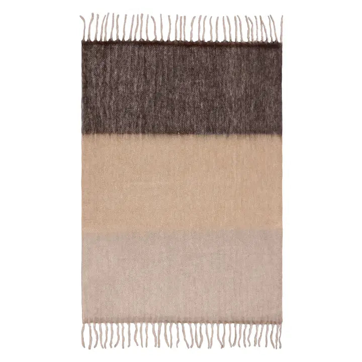 Rawton Ombre Throw Flint/Black