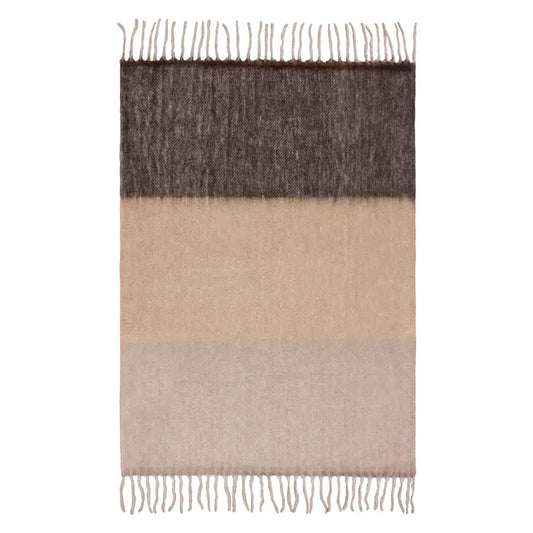 Rawton Ombre Throw Flint/Black