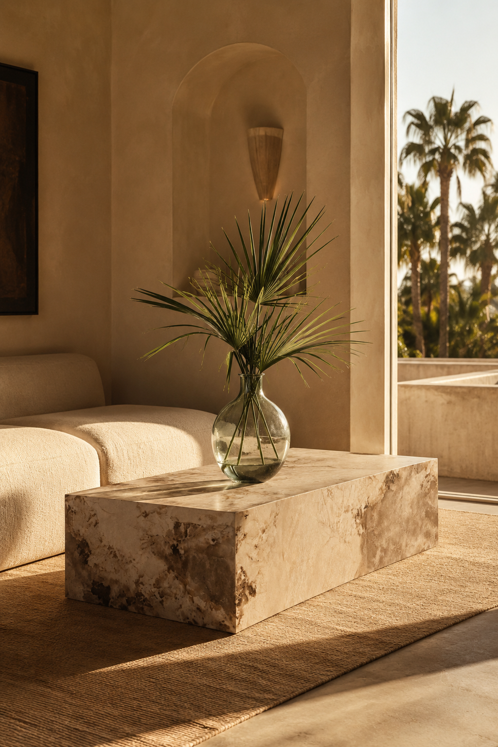 Bella Marble Effect Coffee Table