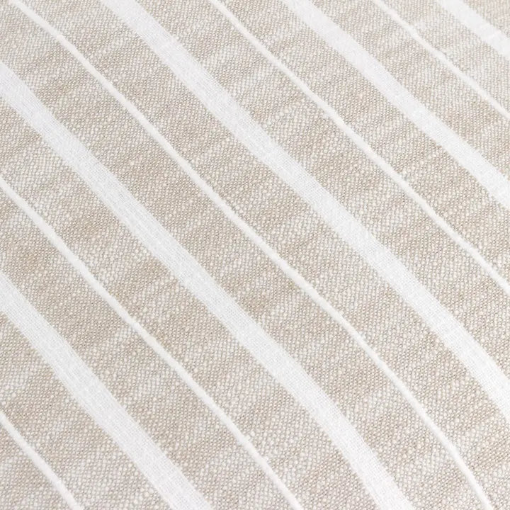Bowman Striped Cushion Natural