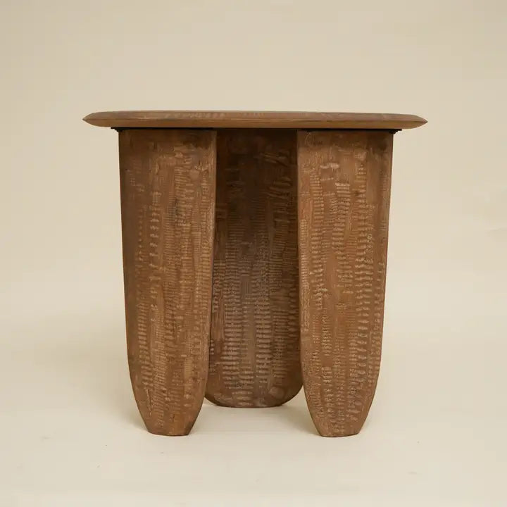 Earth Wooden Side Table