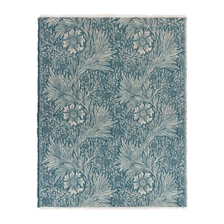Marigold Jacquard Throw Indigo