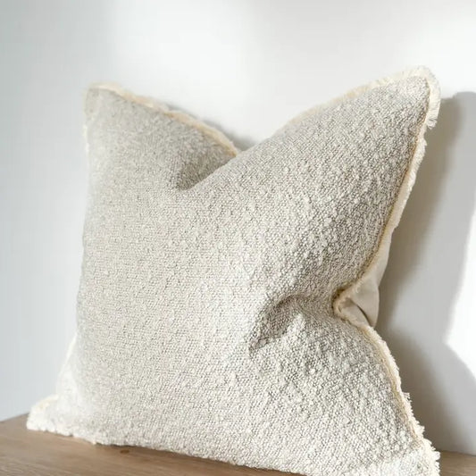 Sofia Cream Boucle Cushion Cover