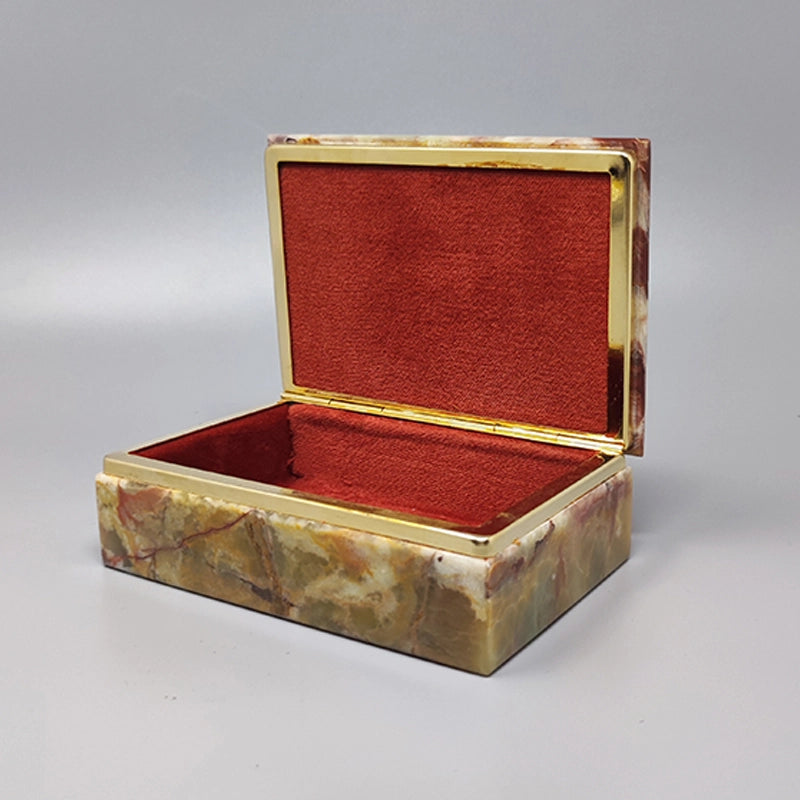 Italian Onyx Jewelry Box