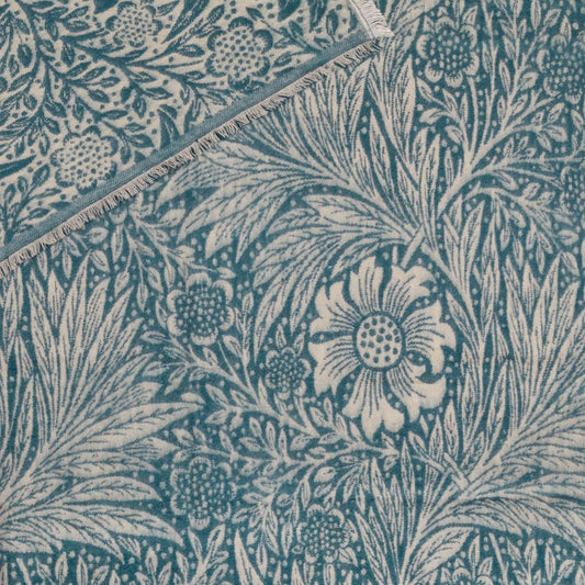Marigold Jacquard Throw Indigo