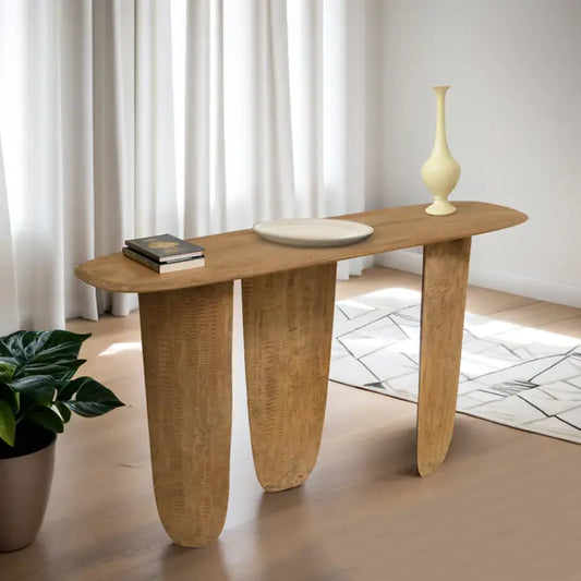 Earth Wooden Console Table