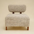 Laurel Wooden Upholstered Lounge Chair