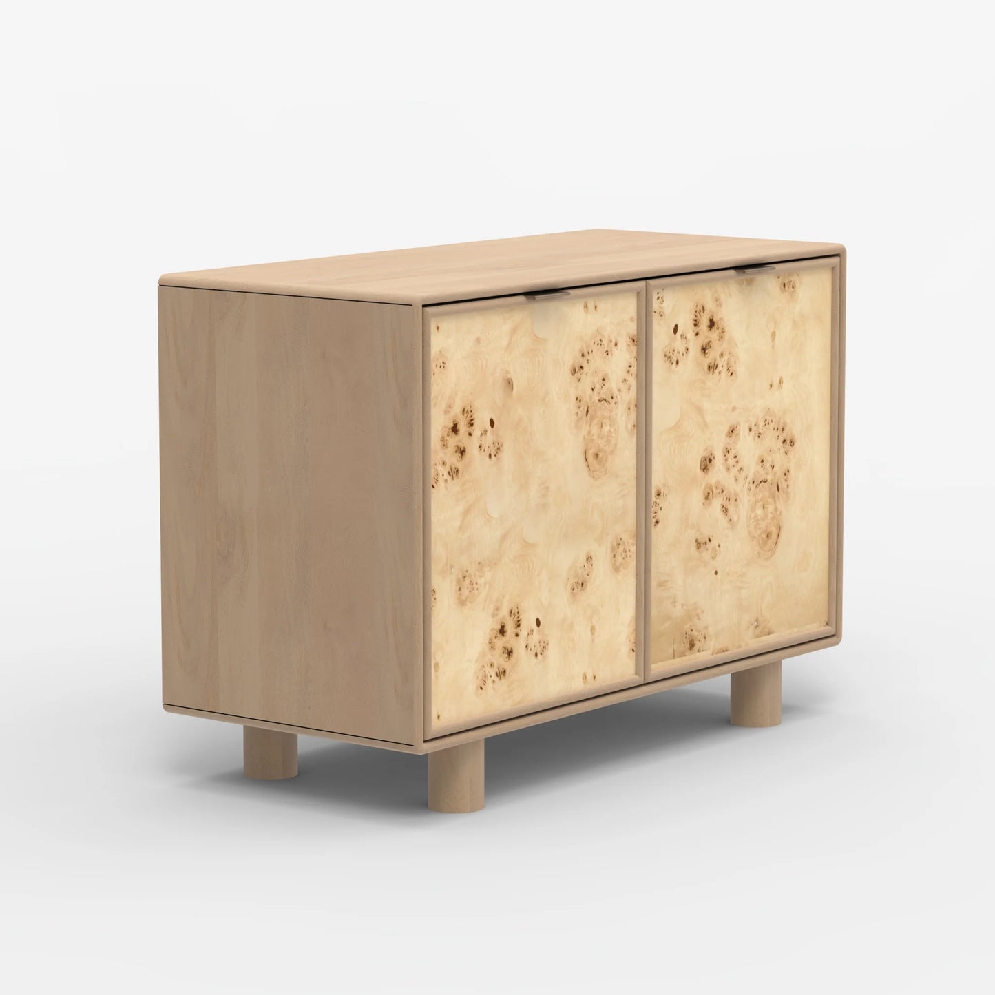 Urban Burl Two Door Cabinet - Natural