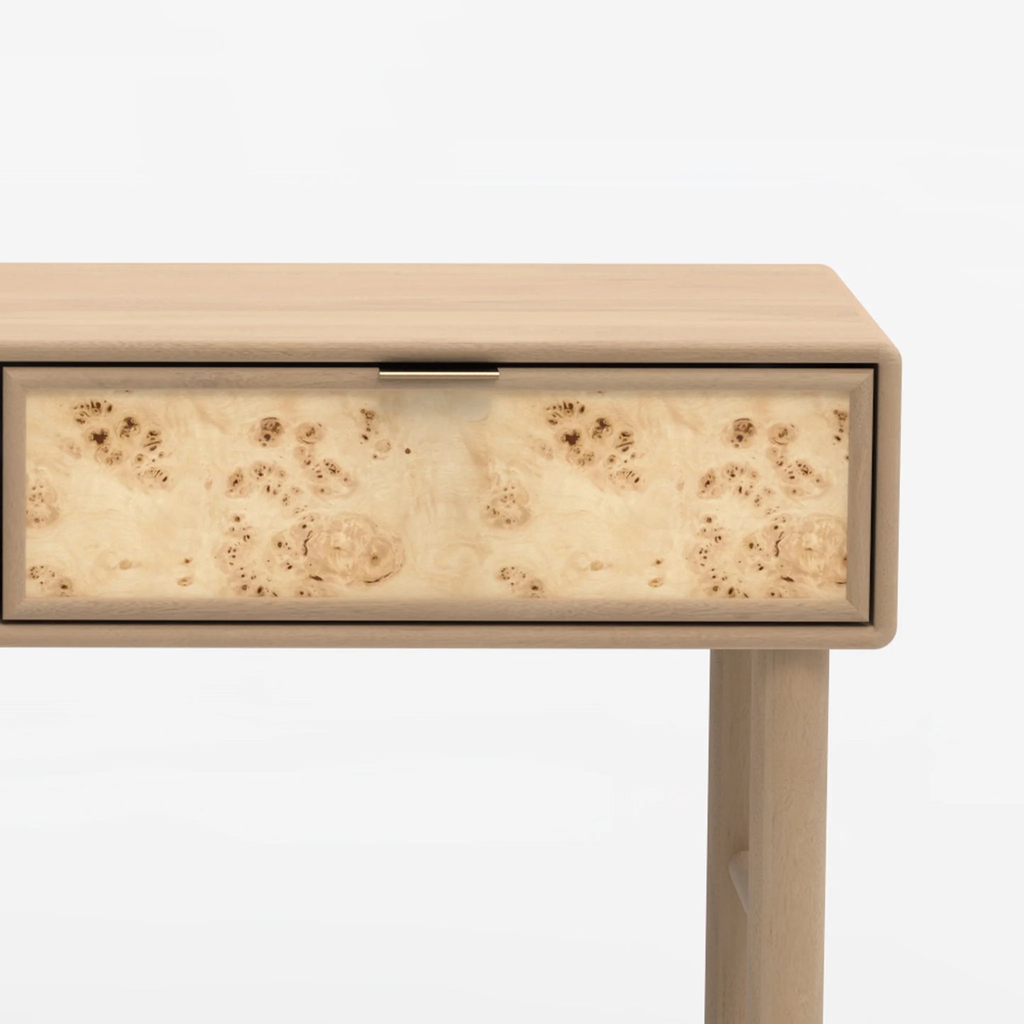 Urban Burl Two Drawer Console Table - Natural