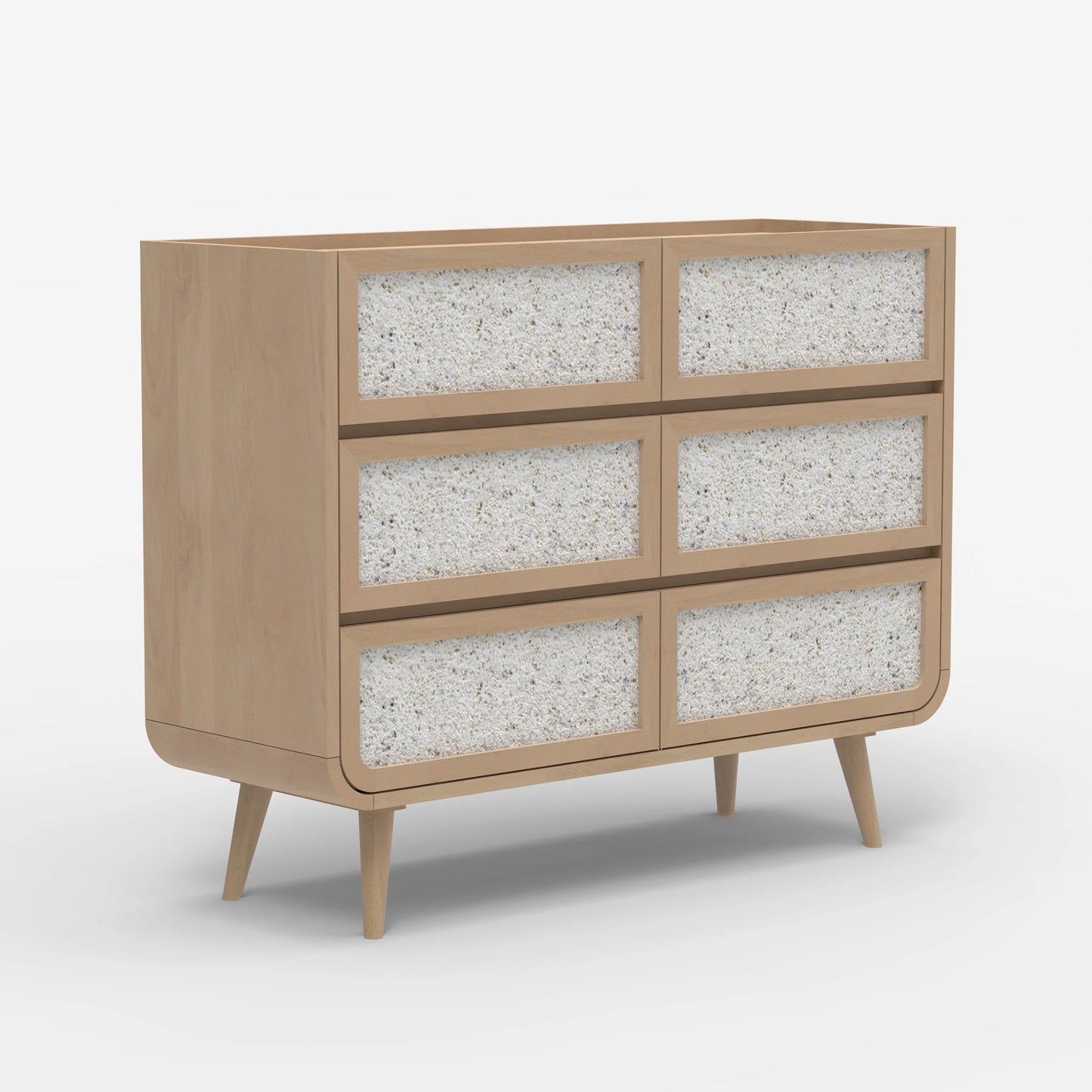 Oxy Six Drawer Chest - Natural