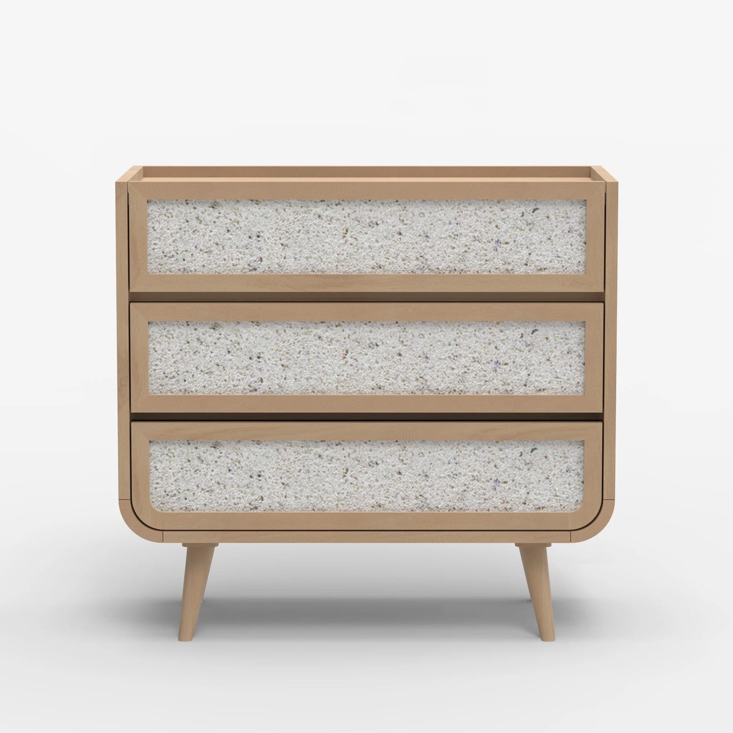 Oxy Three Drawer Chest - Natural