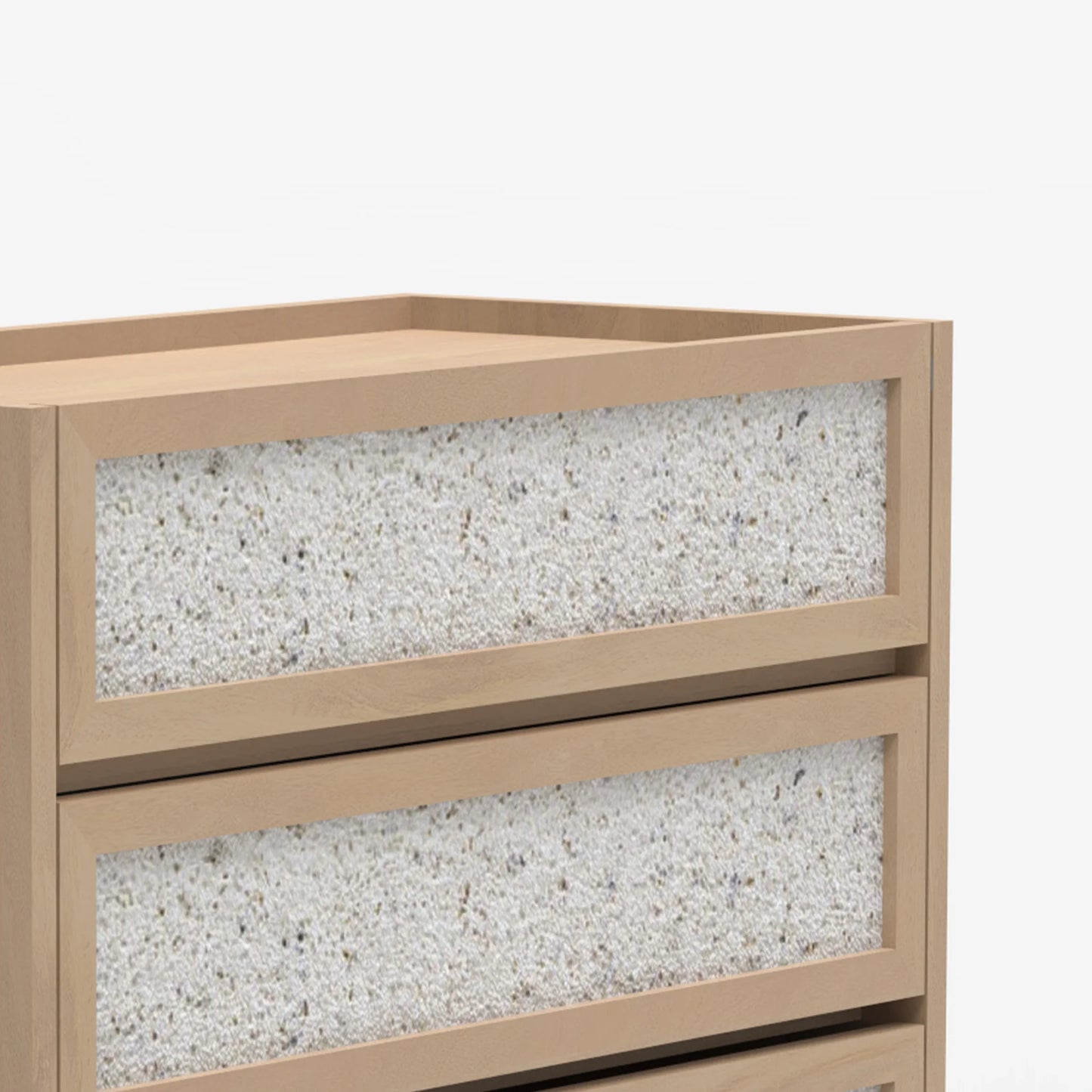 Oxy Three Drawer Chest - Natural