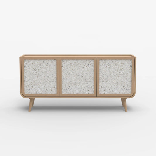 Oxy Three Door Cabinet - Natural