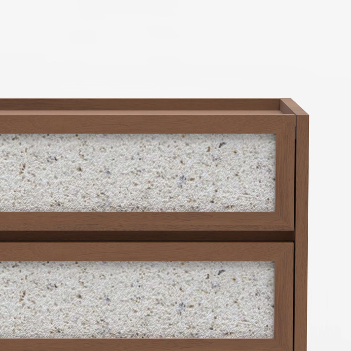 Oxy Three Drawer Chest - Walnut