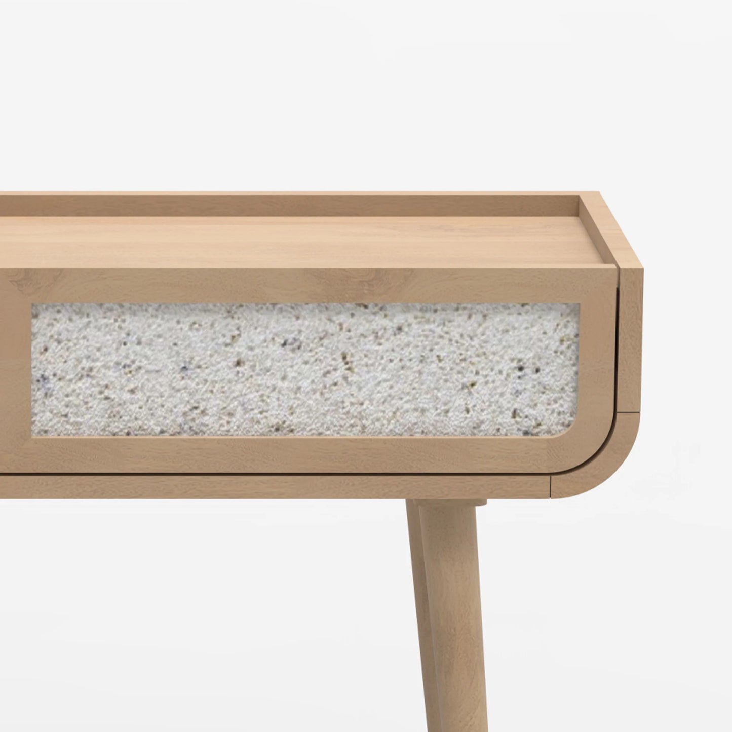 Oxy Two Drawer Console Table - Natural