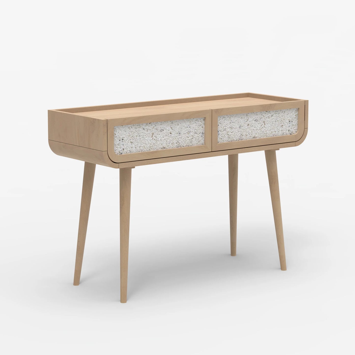 Oxy Two Drawer Console Table - Natural